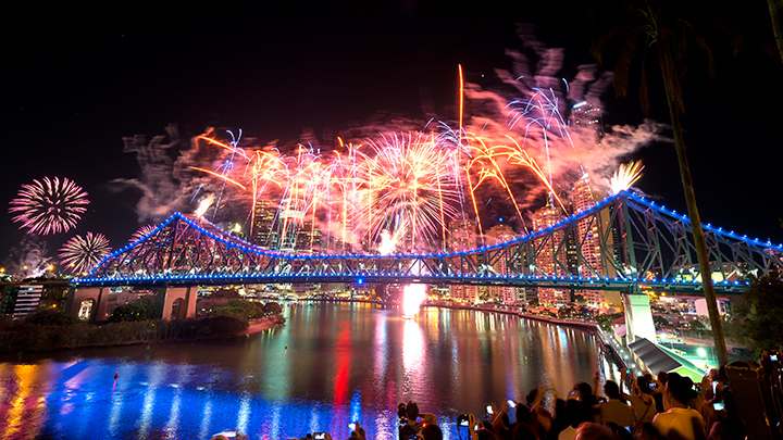 Story Bridge Brisbane at night